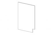 SMD-BSK Base Skin Panel 23 1/4"W x 34 1/2"H x 1/4"D