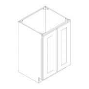 AG-B24FHD Shaker Green Base Full Height Door Cabinet 24"W × 34 1/2"H × 24"D