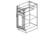AW-B15 Antique White Base Cabinet 15"W × 34 1/2"H × 24"D