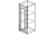 NW-W1230 Classic Wheat Wall Cabinet 12"W  x 30"H  x 12"D