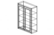 PG-W3042 Pewter Green Wall Cabinet 30"W × 42"H × 12"D