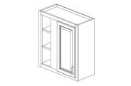 SG-BLW2730 Shaker Gray Blind Wall Corner Cabinet 27"W × 30"H × 12"D