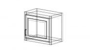 SLW-W2118 Slim Shaker White Wall Cabinet 21"W × 18"H × 12"D